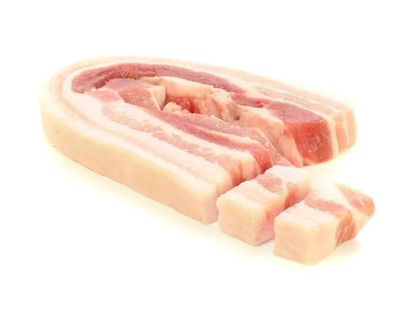 Bacon with Small Parts Royalty Free Stock Images