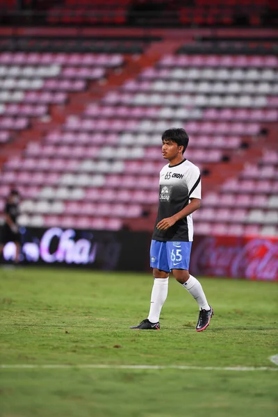 Nonthaburi Thailand 12Sep2021 Bukkoree Lemdee Acción Durante Thaileague2021 Entre Muangthong — Foto de Stock