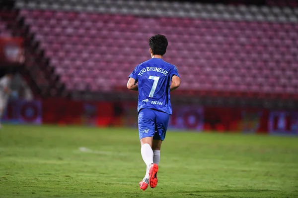 Nonthaburi Thailand 12Sep2021 Yoo Byungsoo Aktion Während Thaileague2021 Zwischen Muangthong — Stockfoto