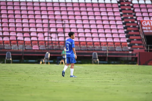 Nonthaburi Ththailand 12Sep2021 Chatmongkol Rueangthanarot Action Thaileague2021 Muangthong Chonburi Thunderdome — стоковое фото