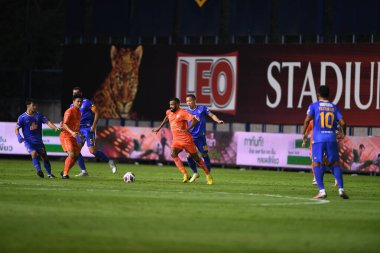 Thanyaburi-Pathumthani-6NOV2021: Maicon # 7 defin oyuncusu bgpu ile Tayland 'daki Leo Stadyumu' nda defnedilmeye karşı 2021 yılları arasında birleşti.