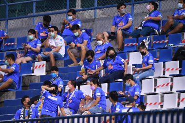 Thanyaburi-Pathumthani-6NOV2021: bgpu ile Tayland 'daki Leo Stadyumu' nda defnedilmeye karşı bgpu 2021 yılının taraftarları