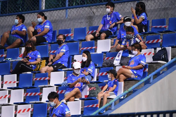 Thanyaburi Pathumthani 6Nov2021 Fans Von Pathum Während Thaileague2021 Zwischen Bgpu — Stockfoto