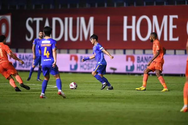 Thanyaburi Pathumthani 6Nov2021 Chatmongkol Thongkiri Player Pathum Action Thaileague2021 Bgpu — Stock Photo, Image