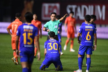 Thanyaburi-Pathumthani-6 NOV 2021: Andres Tunez # 30 bg pathum oyuncusu bgpu 'nun 2021 yılındaki golü için tebrik ederim.