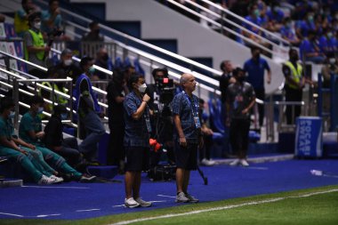 Thanyaburi-Pathumthani- 6 NOV 2021: Alexandre gama defin koçu bgpu ile Tayland 'daki Leo Stadyumu' nda defnedilmeye karşı 2021 yılının bu aylarında bir araya geldi.