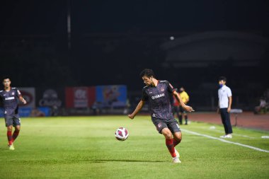 Bangplee-Samutprakan, 10 NOV 2021: Samutprakan, Tayland 'daki Samutprakan Stadyumu' nda Muangthong United 'a karşı 6.