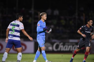 Bangplee-Samutprakan, 10 NOV 2021: Samutprakan, Tayland 'daki Samutprakan Stadyumu' nda Muangthong United 'a karşı 6.