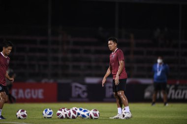 Bangplee-Samutprakan, 10 NOV 2021: Samutprakan, Tayland 'daki Samutprakan Stadyumu' nda Muangthong United 'a karşı 6.