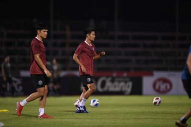 Bangplee-Samutprakan, 10 NOV 2021: Samutprakan, Tayland 'daki Samutprakan Stadyumu' nda Muangthong United 'a karşı 6.