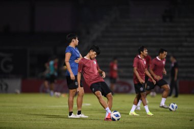 Bangplee-Samutprakan, 10 NOV 2021: Samutprakan, Tayland 'daki Samutprakan Stadyumu' nda Muangthong United 'a karşı 6.