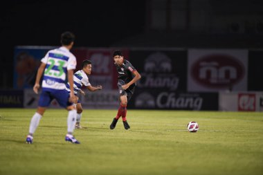 Bangplee-Samutprakan, 10 NOV 2021: Samutprakan, Tayland 'daki Samutprakan Stadyumu' nda Muangthong United 'a karşı 6.