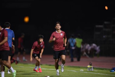 Bangplee-Samutprakan, 10 NOV 2021: Samutprakan, Tayland 'daki Samutprakan Stadyumu' nda Muangthong United 'a karşı 6.