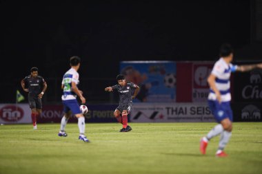Bangplee-Samutprakan, 10 NOV 2021: Samutprakan, Tayland 'daki Samutprakan Stadyumu' nda Muangthong United 'a karşı 6.