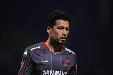 Bangplee-Samutprakan, 10 NOV 2021: Samutprakan, Tayland 'daki Samutprakan Stadyumu' nda Muangthong United 'a karşı 6.