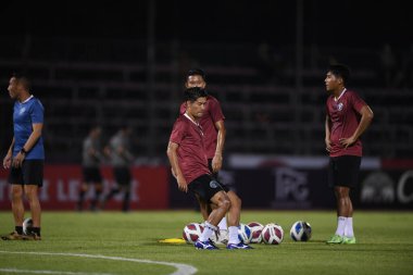 Bangplee-Samutprakan, 10 NOV 2021: Samutprakan, Tayland 'daki Samutprakan Stadyumu' nda Muangthong United 'a karşı 6.