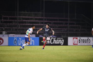 Bangplee-Samutprakan, 10 NOV 2021: Samutprakan, Tayland 'daki Samutprakan Stadyumu' nda Muangthong United 'a karşı 6.