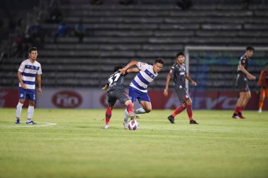 Bangplee-Samutprakan, 10 NOV 2021: Samutprakan, Tayland 'daki Samutprakan Stadyumu' nda Muangthong United 'a karşı 6.