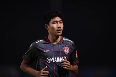 Bangplee-Samutprakan, 10 NOV 2021: Samutprakan, Tayland 'daki Samutprakan Stadyumu' nda Muangthong United 'a karşı 6.