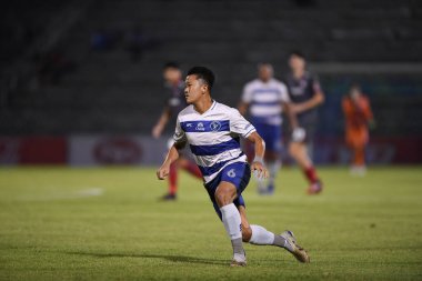 Bangplee-Samutprakan, 10 NOV 2021: Samutprakan, Tayland 'daki Samutprakan Stadyumu' nda Muangthong United 'a karşı 6.