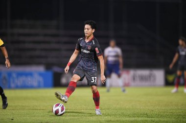 Bangplee-Samutprakan, 10 NOV 2021: Samutprakan, Tayland 'daki Samutprakan Stadyumu' nda Muangthong United 'a karşı 6.