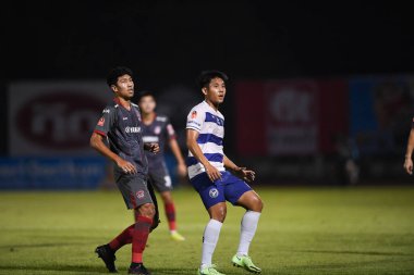 Bangplee-Samutprakan, 10 NOV 2021: Samutprakan, Tayland 'daki Samutprakan Stadyumu' nda Muangthong United 'a karşı 6.