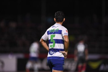 Bangplee-Samutprakan, 10 NOV 2021: Samutprakan, Tayland 'daki Samutprakan Stadyumu' nda Muangthong United 'a karşı 6.