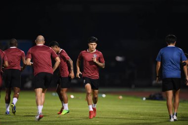 Bangplee-Samutprakan, 10 NOV 2021: Samutprakan, Tayland 'daki Samutprakan Stadyumu' nda Muangthong United 'a karşı 6.