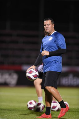 Bangplee-Samutprakan, 10 NOV 2021: Samutprakan, Tayland 'daki Samutprakan Stadyumu' nda Muangthong United 'a karşı 6.