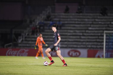 Bangplee-Samutprakan, 10 NOV 2021: Samutprakan, Tayland 'daki Samutprakan Stadyumu' nda Muangthong United 'a karşı 6.