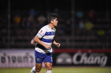 Bangplee-Samutprakan, 10 NOV 2021: Samutprakan, Tayland 'daki Samutprakan Stadyumu' nda Muangthong United 'a karşı 6.