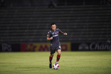 Bangplee-Samutprakan, 10 NOV 2021: Samutprakan, Tayland 'daki Samutprakan Stadyumu' nda Muangthong United 'a karşı 6.