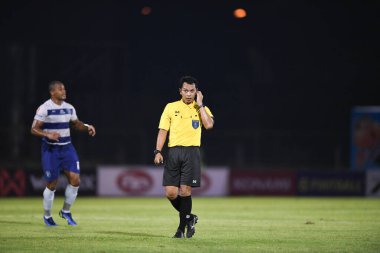Bangplee-Samutprakan, 10 NOV 2021: Samutprakan, Tayland 'daki Samutprakan Stadyumu' nda Muangthong United 'a karşı 6.