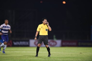 Bangplee-Samutprakan, 10 NOV 2021: Samutprakan, Tayland 'daki Samutprakan Stadyumu' nda Muangthong United 'a karşı 6.
