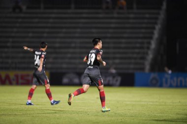 Bangplee-Samutprakan, 10 NOV 2021: Samutprakan, Tayland 'daki Samutprakan Stadyumu' nda Muangthong United 'a karşı 6.
