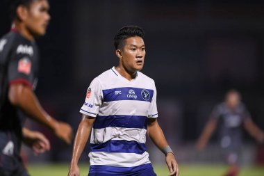 Bangplee-Samutprakan, 10 NOV 2021: Samutprakan, Tayland 'daki Samutprakan Stadyumu' nda Muangthong United 'a karşı 6.