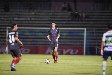Bangplee-Samutprakan, 10 NOV 2021: Samutprakan, Tayland 'daki Samutprakan Stadyumu' nda Muangthong United 'a karşı 6.
