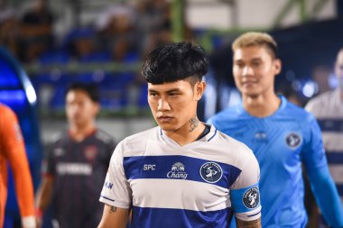 Bangplee-Samutprakan, 10 NOV 2021: Samutprakan, Tayland 'daki Samutprakan Stadyumu' nda Muangthong United 'a karşı 6.