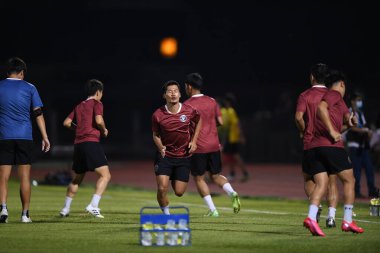 Bangplee-Samutprakan, 10 NOV 2021: Samutprakan, Tayland 'daki Samutprakan Stadyumu' nda Muangthong United 'a karşı 6.