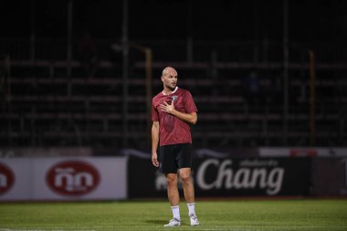 Bangplee-Samutprakan, 10 NOV 2021: Samutprakan, Tayland 'daki Samutprakan Stadyumu' nda Muangthong United 'a karşı 6.