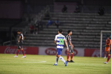 Bangplee-Samutprakan, 10 NOV 2021: Samutprakan, Tayland 'daki Samutprakan Stadyumu' nda Muangthong United 'a karşı 6.