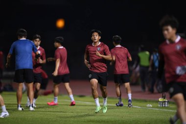 Bangplee-Samutprakan, 10 NOV 2021: Samutprakan, Tayland 'daki Samutprakan Stadyumu' nda Muangthong United 'a karşı 6.