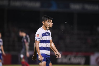 Bangplee-Samutprakan, 10 NOV 2021: Samutprakan, Tayland 'daki Samutprakan Stadyumu' nda Muangthong United 'a karşı 6.