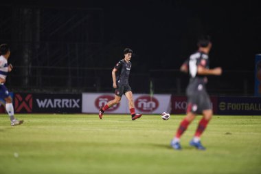 Bangplee-Samutprakan, 10 NOV 2021: Samutprakan, Tayland 'daki Samutprakan Stadyumu' nda Muangthong United 'a karşı 6.