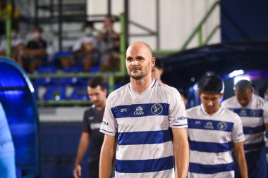 Bangplee-Samutprakan, 10 NOV 2021: Samutprakan, Tayland 'daki Samutprakan Stadyumu' nda Muangthong United 'a karşı 6.