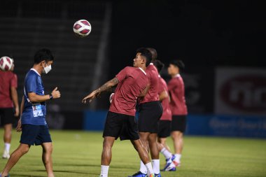 Bangplee-Samutprakan, 10 NOV 2021: Samutprakan, Tayland 'daki Samutprakan Stadyumu' nda Muangthong United 'a karşı 6.