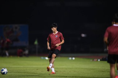 Bangplee-Samutprakan, 10 NOV 2021: Samutprakan, Tayland 'daki Samutprakan Stadyumu' nda Muangthong United 'a karşı 6.