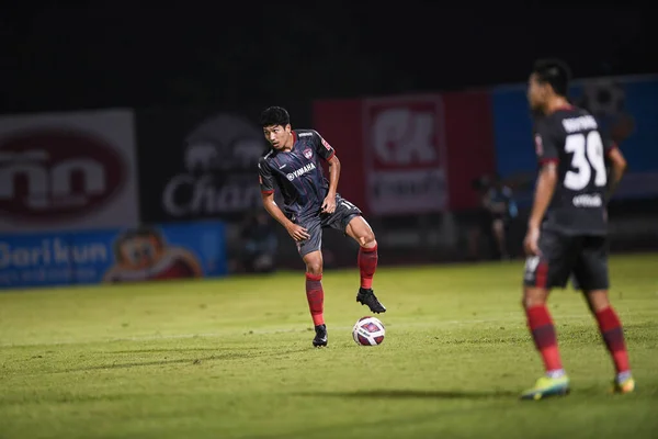 Bangplee Samutprakan Nov 2021 Noppon Polkam Thaileague2021 Samutprakan City Muangthong — Stock Photo, Image