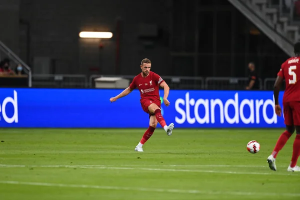 Kallang Singapore 15Th July 2022 Jordan Henderson Jogador Liverpool Ação — Fotografia de Stock