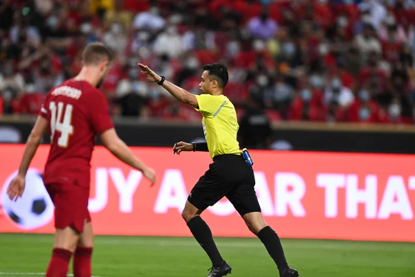 Kallang Singapore 15Th July 2022 Muhammad Taqi Referee Action Pre — Fotografia de Stock